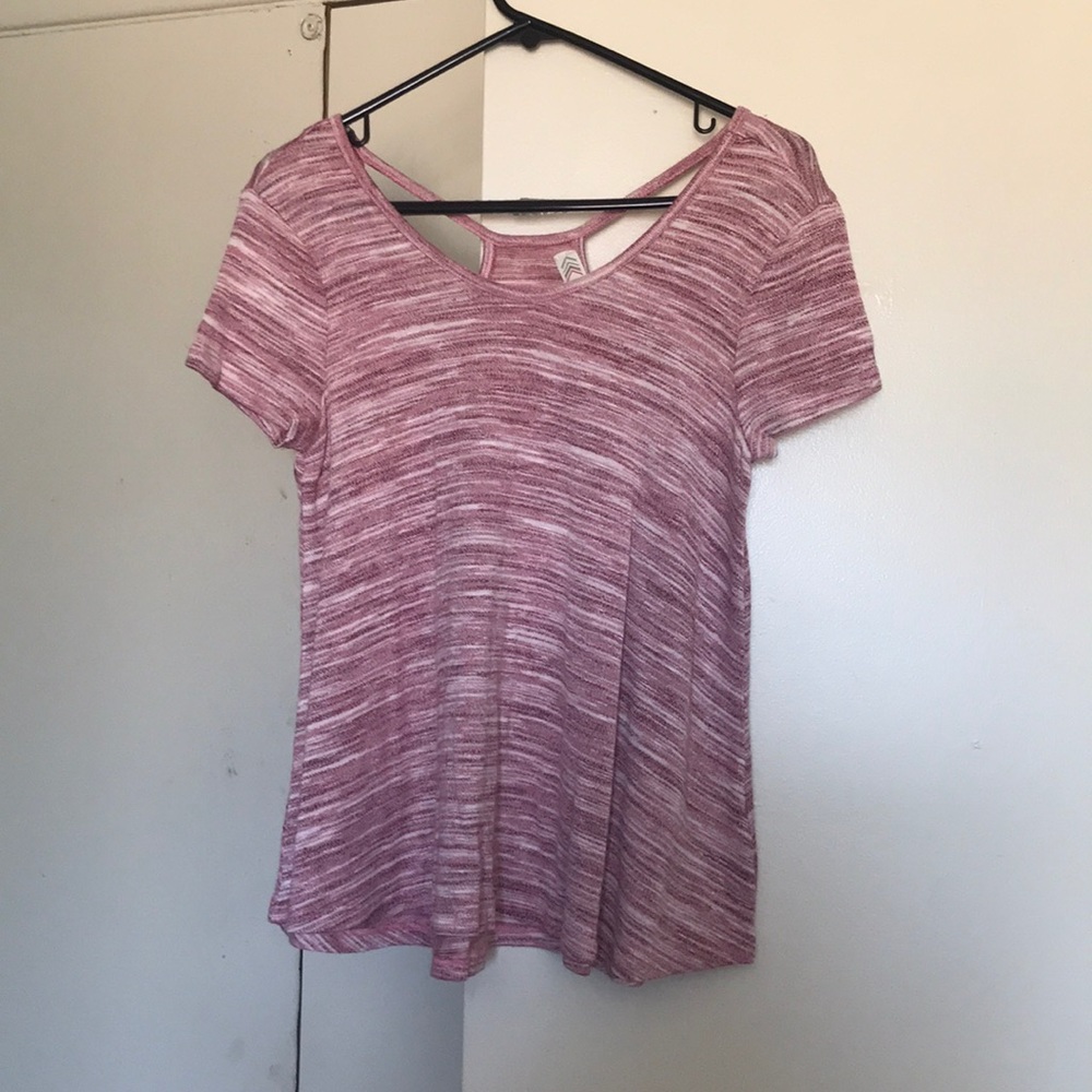 Maroon short sleeve